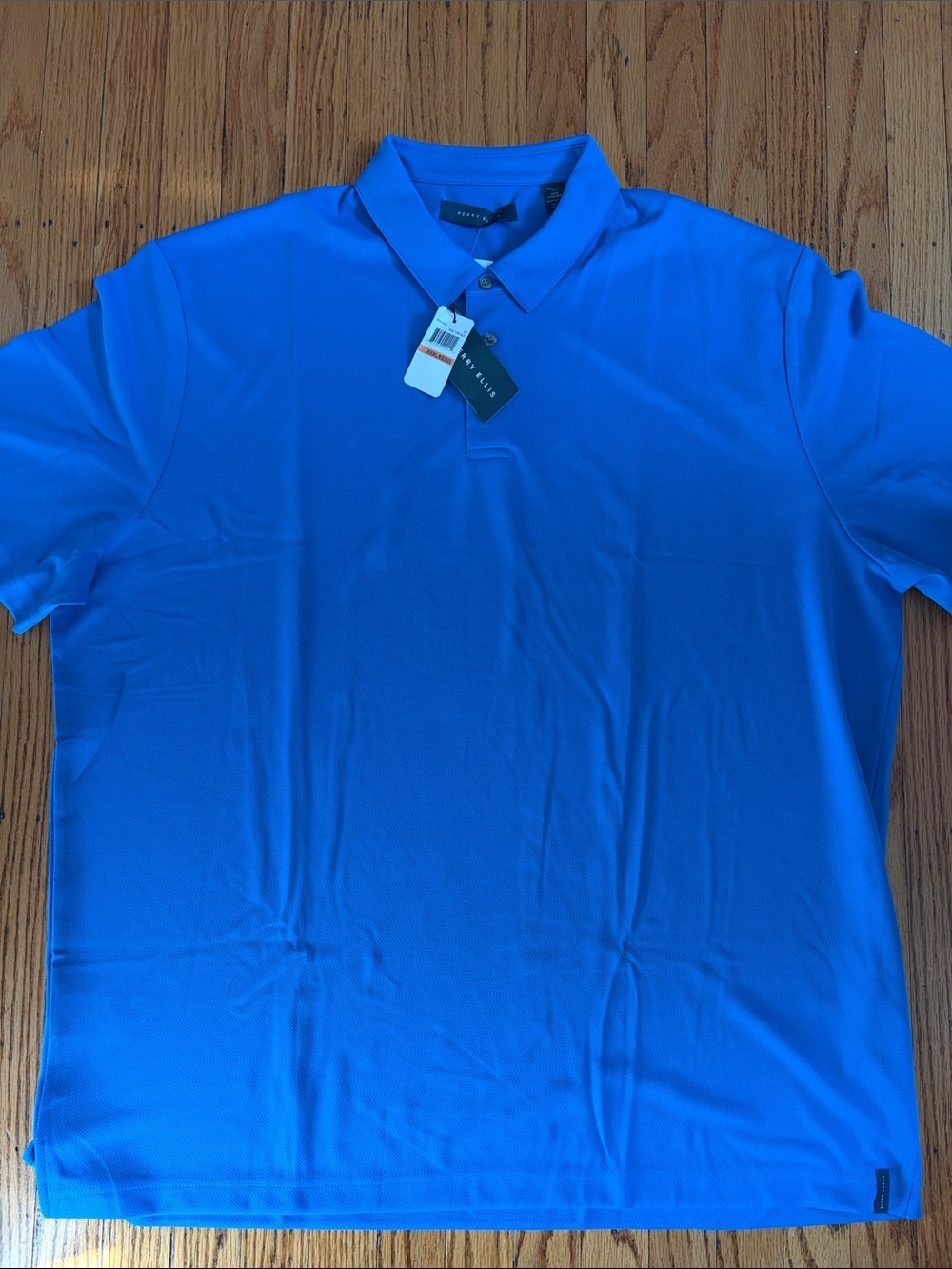 Perry Ellis Men’s Bright Blue Polo Shirt